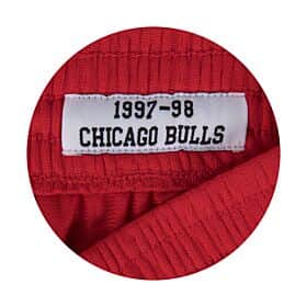 MITCHELL & NESS NBA HARDWOOD CLASSIC SWINGMAN CHICAGO BULLS 1997-98 SHORTS RED