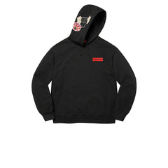 SUPREME INSTANT HIGH PATCHES HOODED SWEATSHIRT BLACK SS22 - Stay Fresh