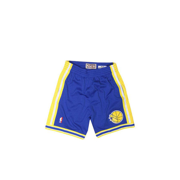 MITCHELL & NESS NBA HARDWOOD CLASSIC AUTHENTIC GOLDEN STATE WARRIORS  1995-96 SHORTS ROYAL